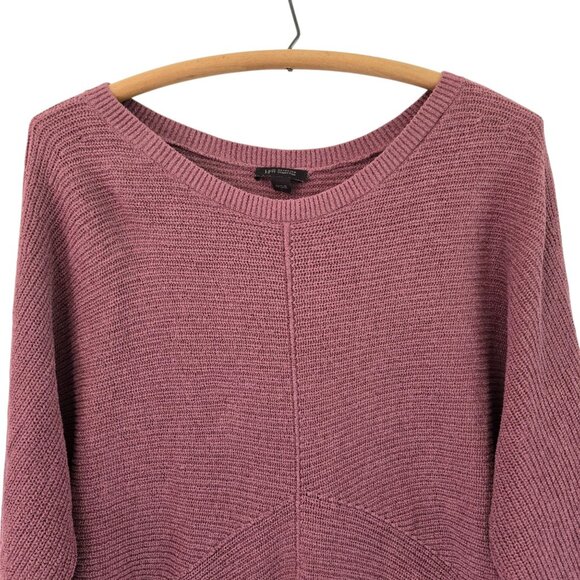 J.Jill Wearever Womens Small Ribbed Knit Pullover Sweater Smokey Plum - Picture 4 of 16